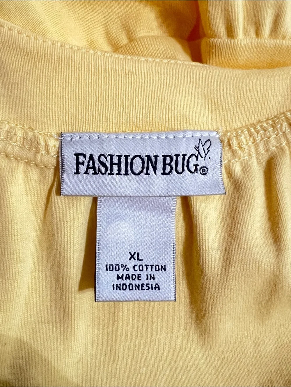 Fashion Bug A-line Tired Dress Sleeveless Sundress Yellow Sz XL - Picture 3 of 3